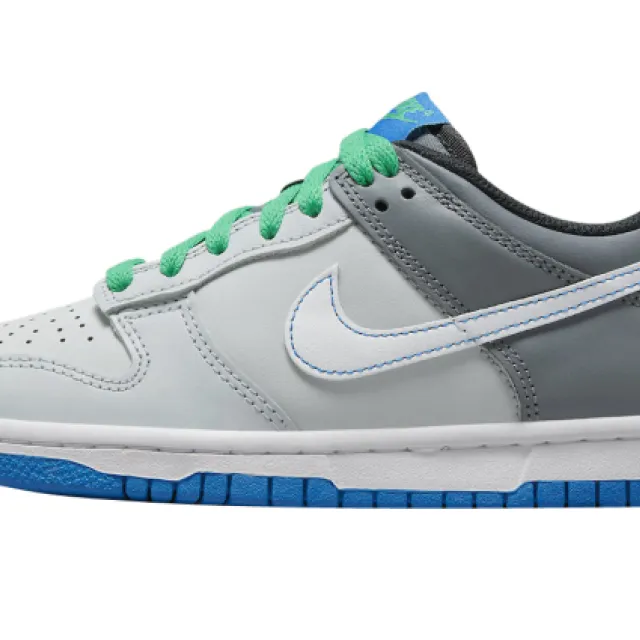 NIKE DUNK LOW GS GREY BLUE GREEN