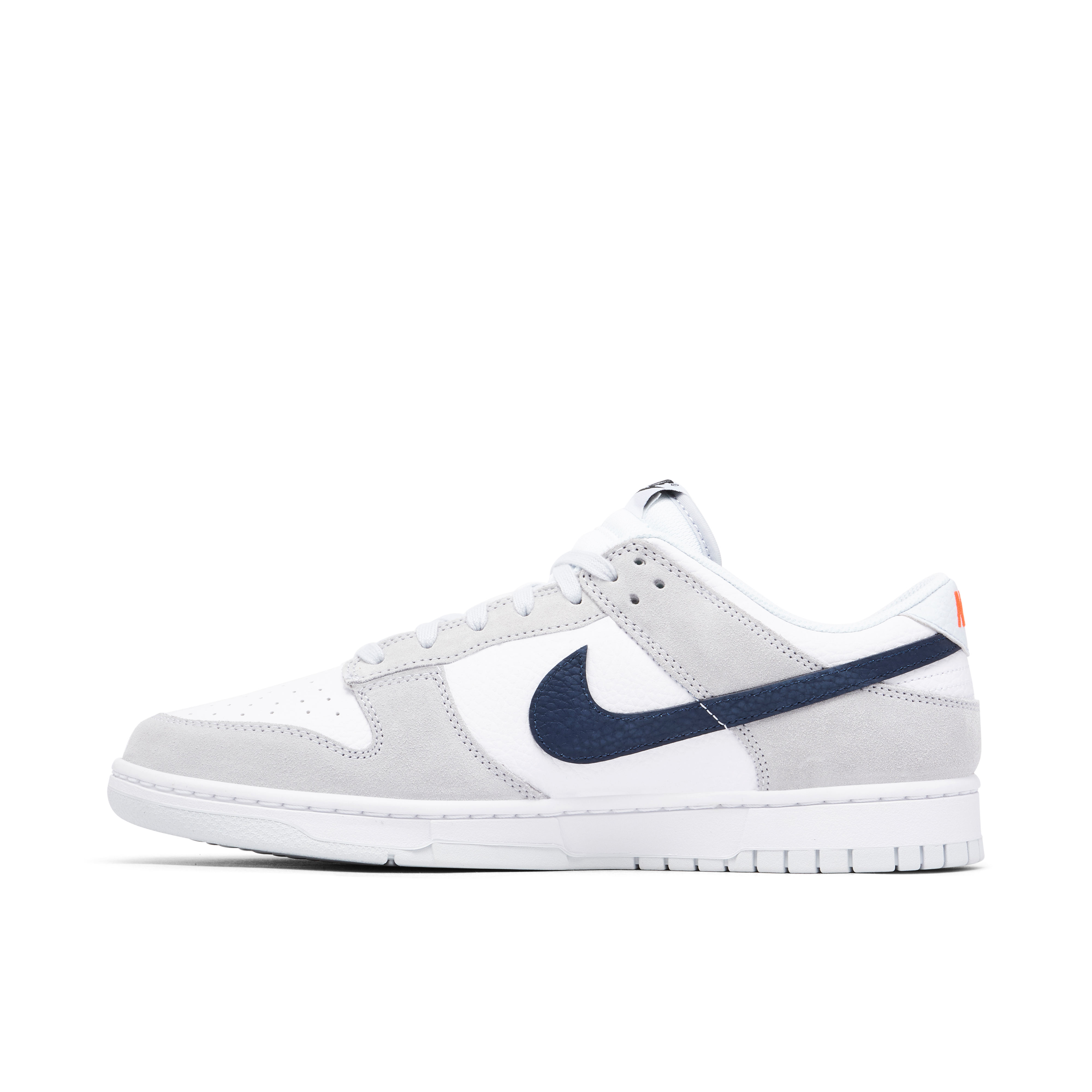 Nike Dunk Low Mini Swoosh Grey Navy | FJ4227-001 | Laced