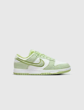 NIKE WOMEN'S DUNK LOW FLEECE GREEN   GREEN