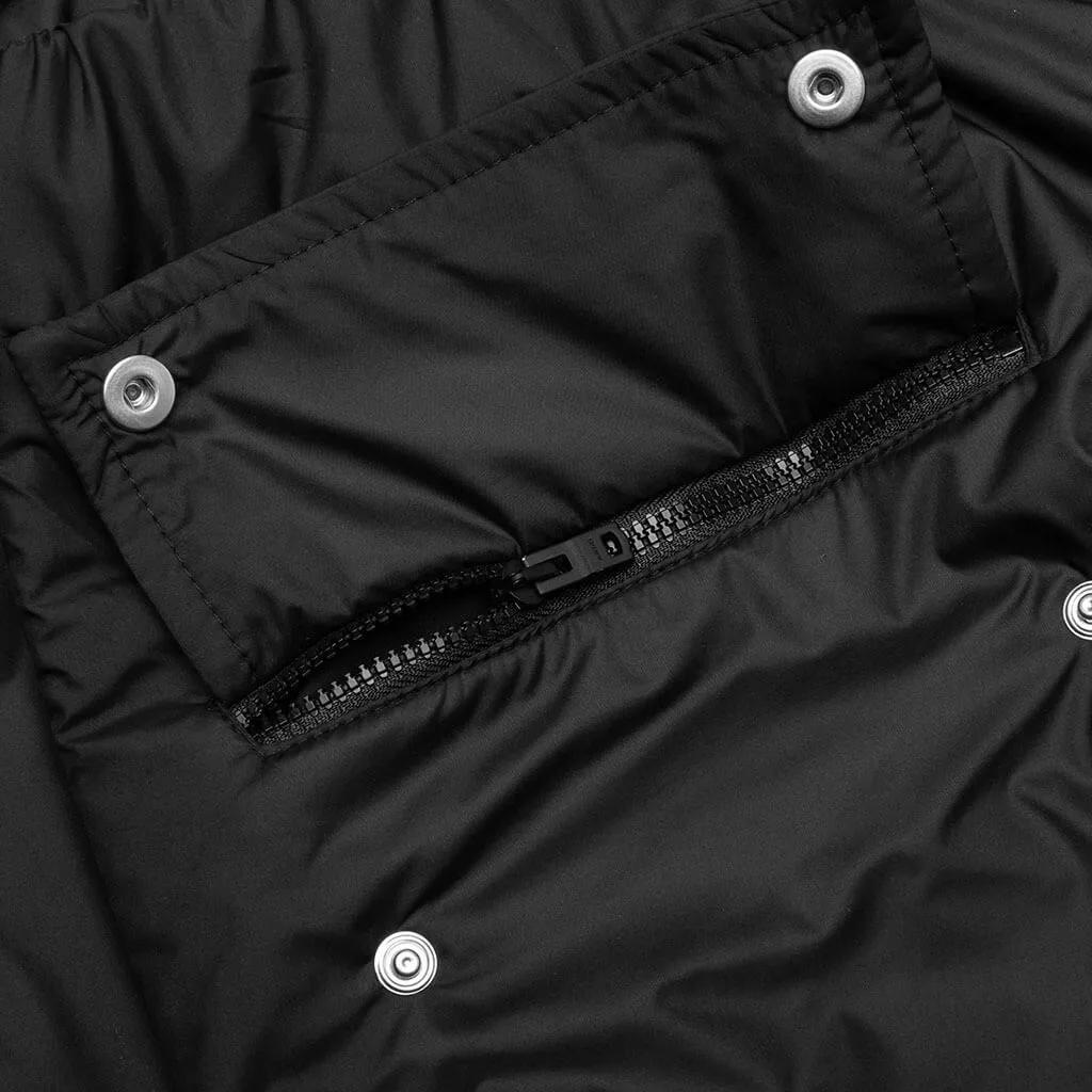 Nylon Padded Ski Pant - Black