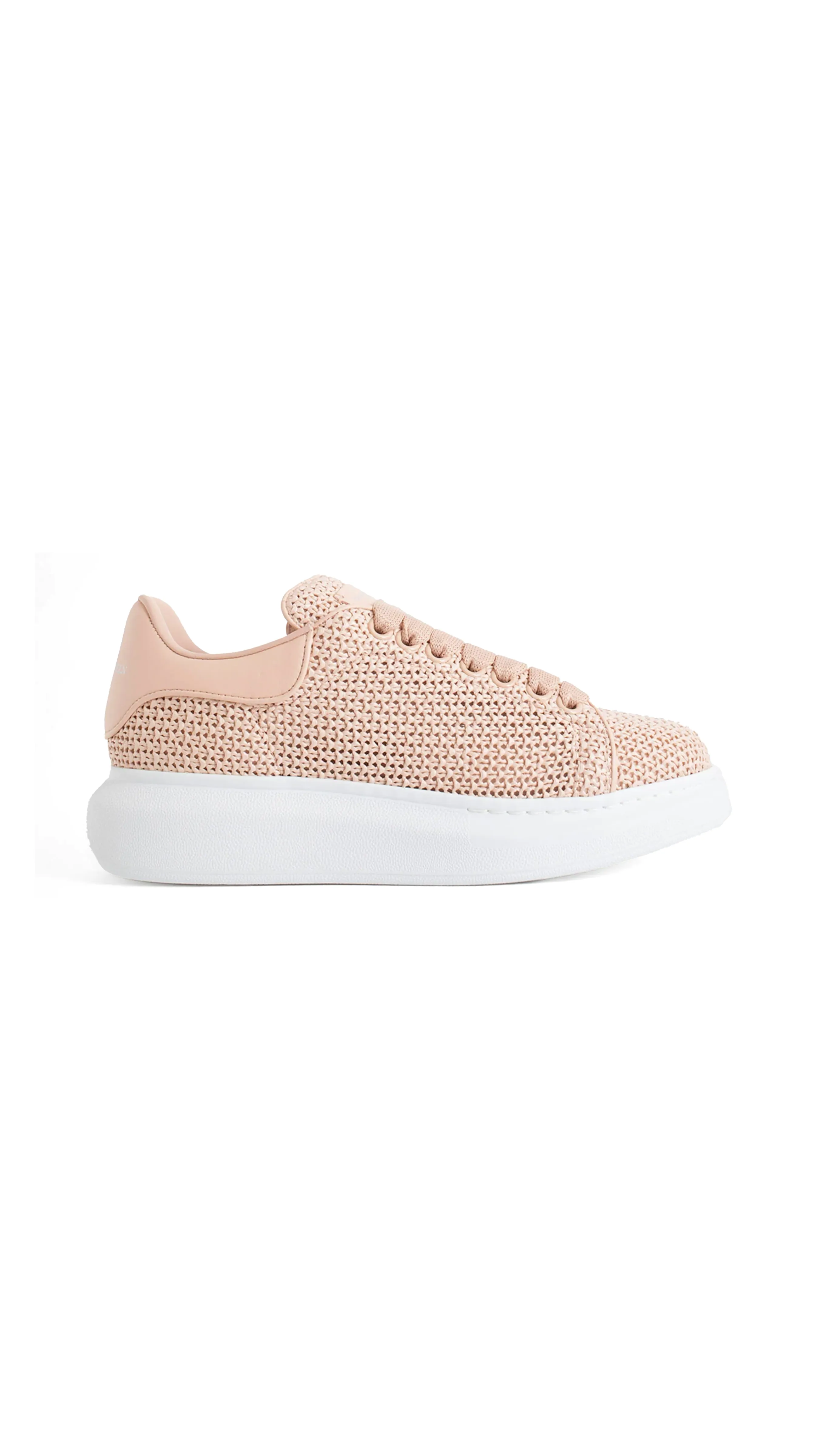 Oversize Woven Sneakers - Pink