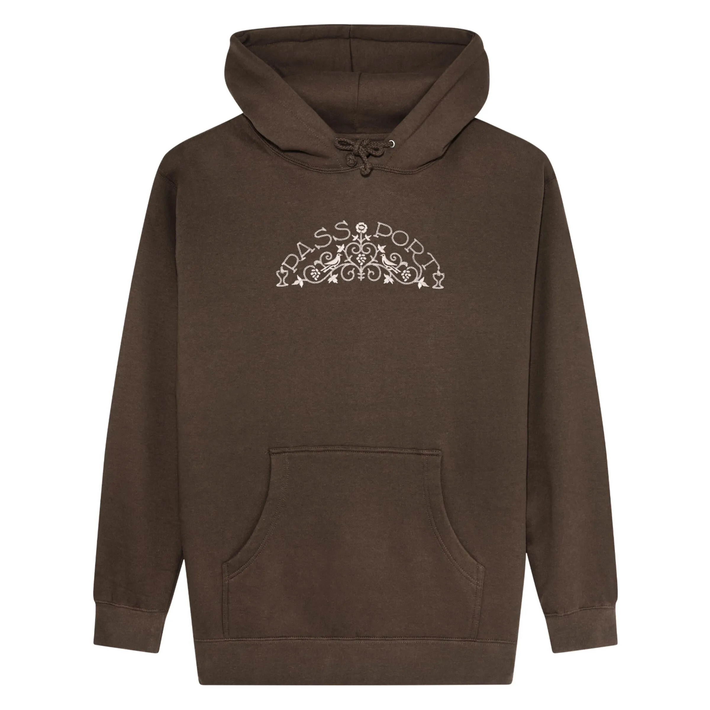 Pass-Port Vineyard Birds Hoodie Bark