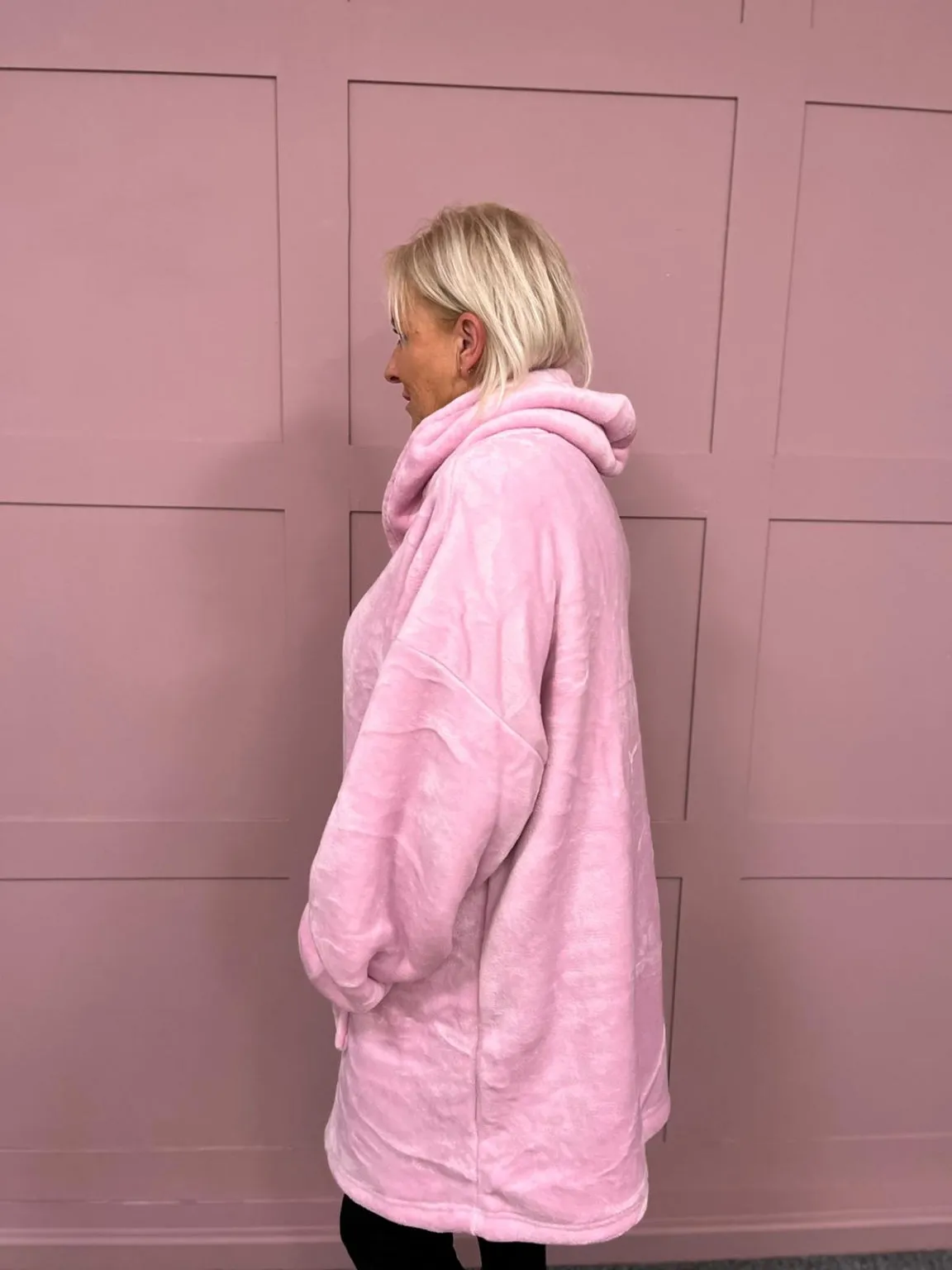 Pink Fluffy Hoodie