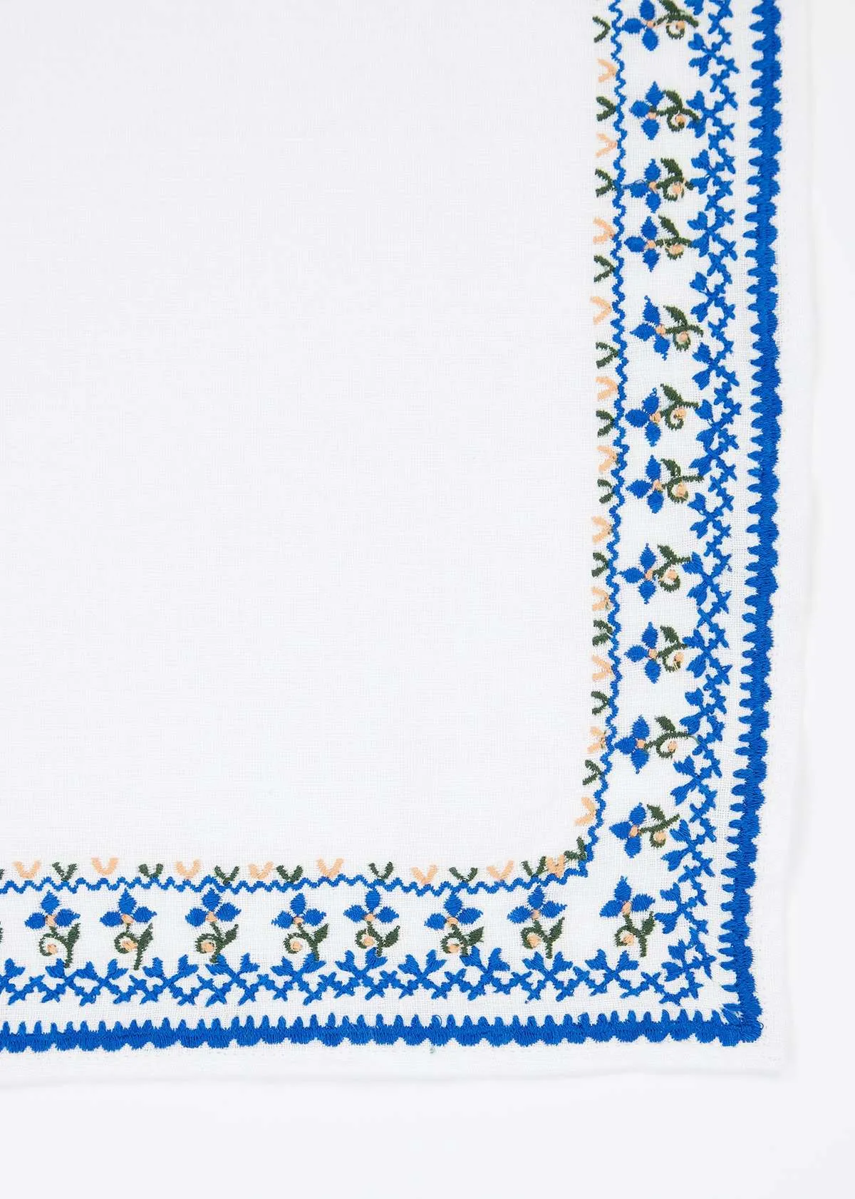 PLACEMATS - OFF WHITE WITH BLUE