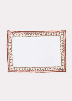 PLACEMATS - OFF WHITE/RUST