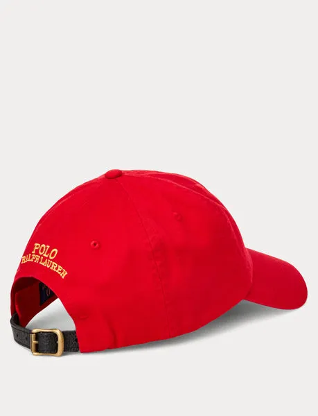 Polo Ralph Lauren Ski Bear Cap, Red