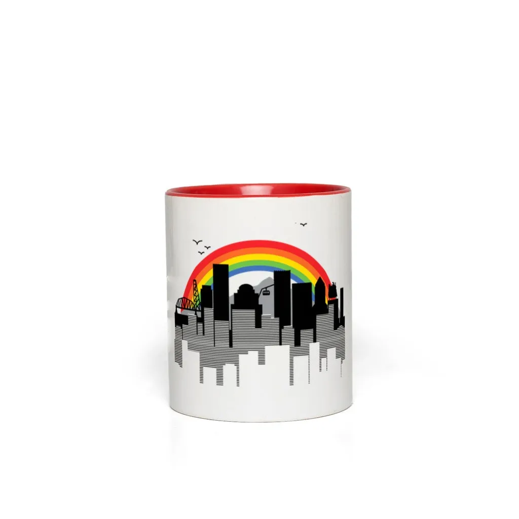 PORTLAND RAINBOW CITYSCAPE Accent Mug