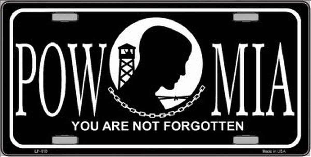 POW MIA License Plate Car Tag