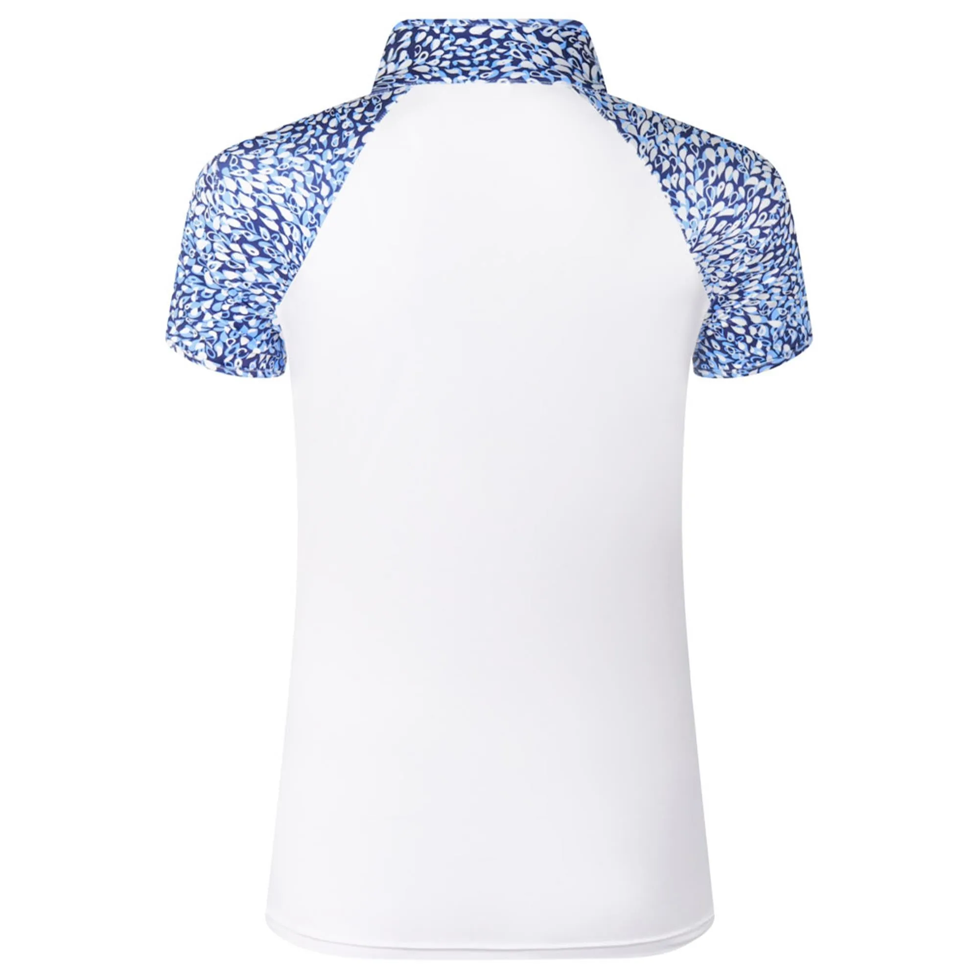 Pure Golf Spirit Cap Sleeve Ladies Golf Polo Pear Drop Sapphire