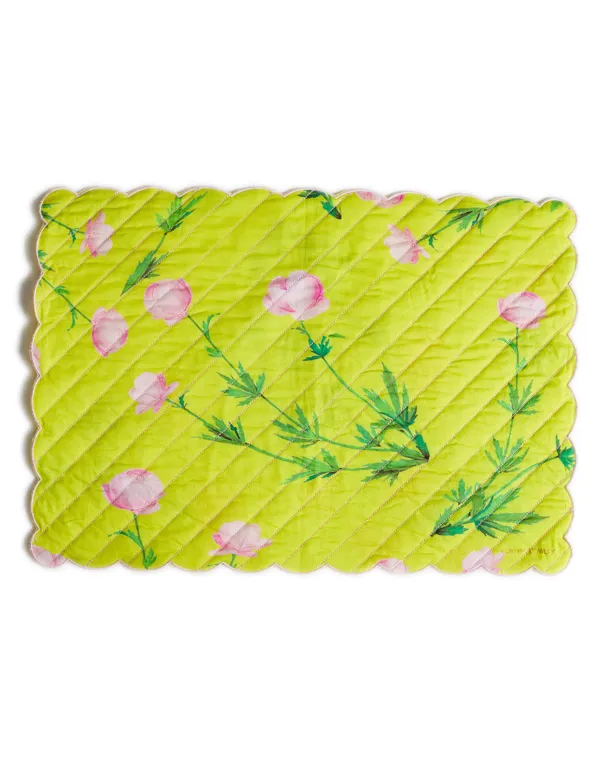 Quilted Placemats - Yellow Multi