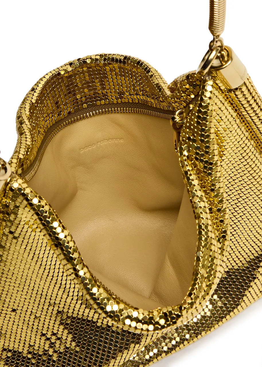 RABANNE Pixel Tube chainmail shoulder bag -                         -                     -                