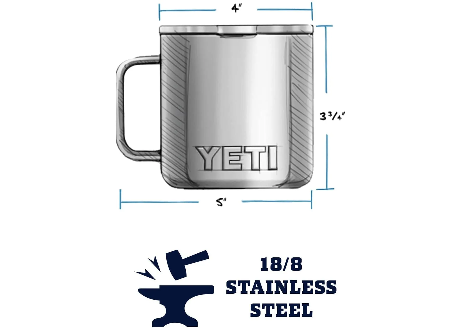 Rambler 14 oz Mug W/ MagSlider