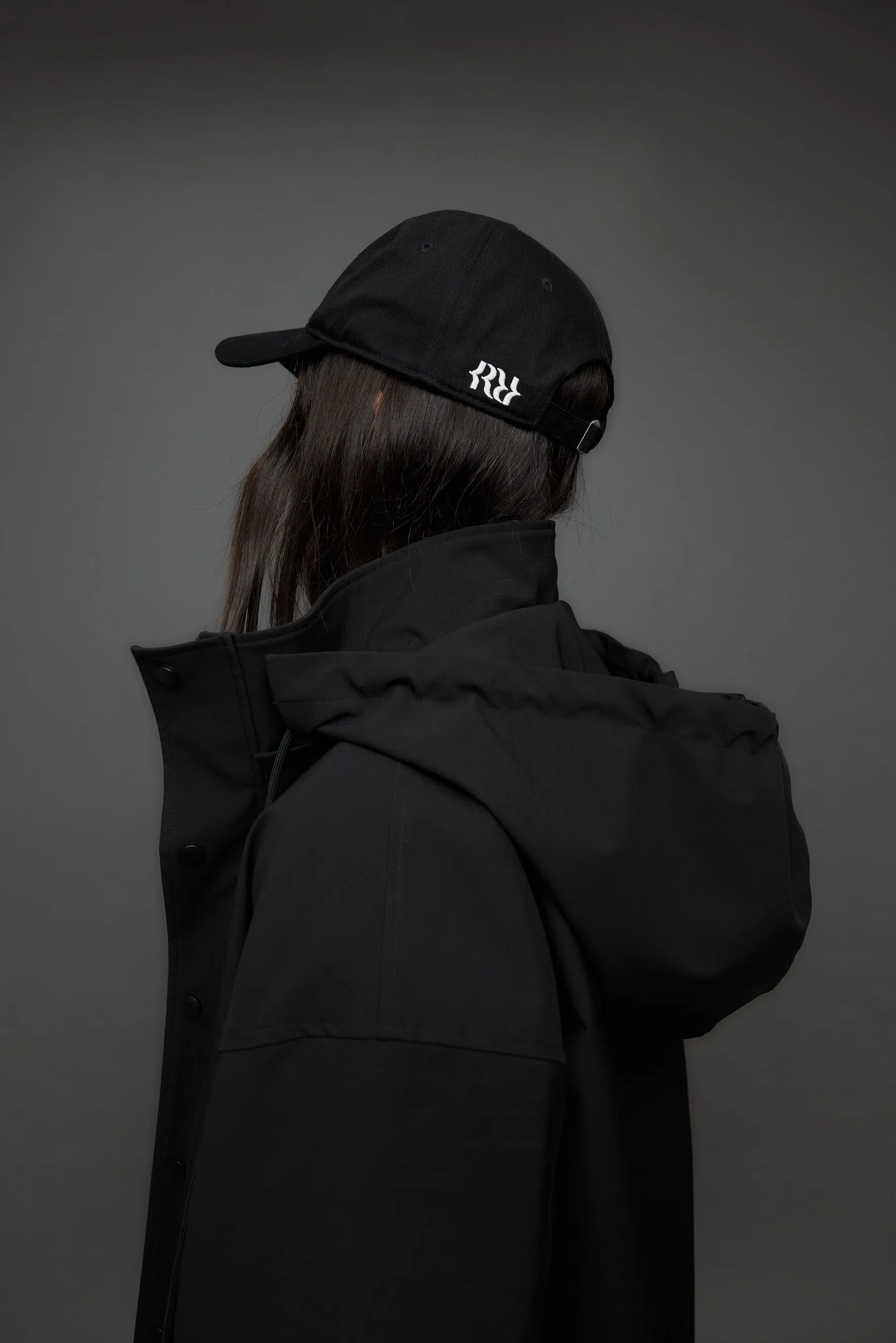  REBE      Monogram Cap - Black 