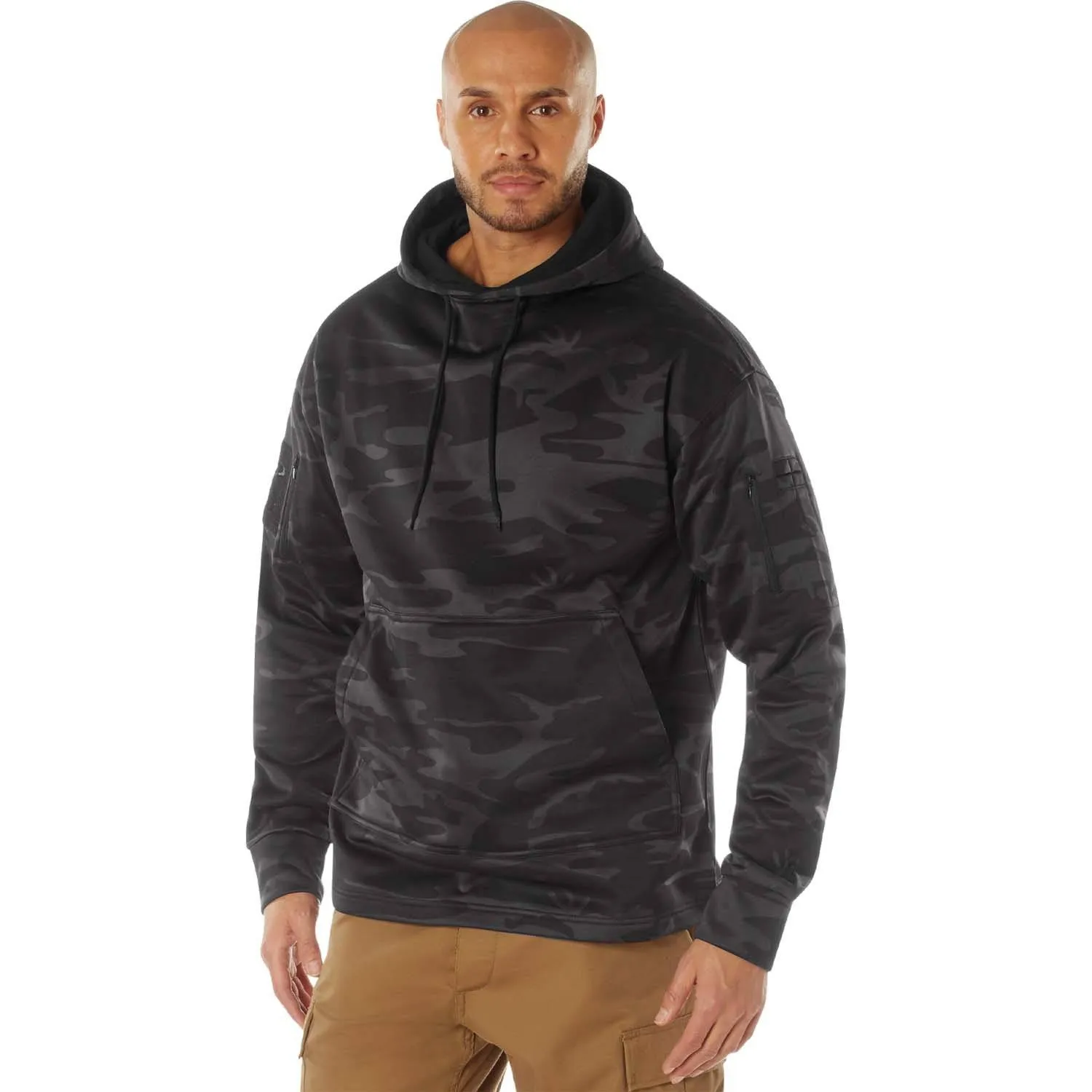 Rothco Concealed Carry Midnight Camo Hoodie