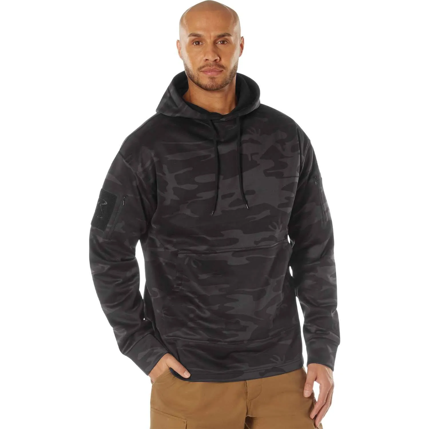 Rothco Concealed Carry Midnight Camo Hoodie