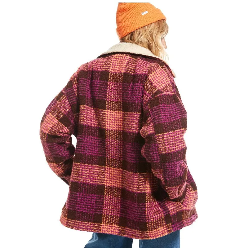 Roxy PASSAGE OF TIME JACKET - BITTER CHOCOLATE HALLO PLAID