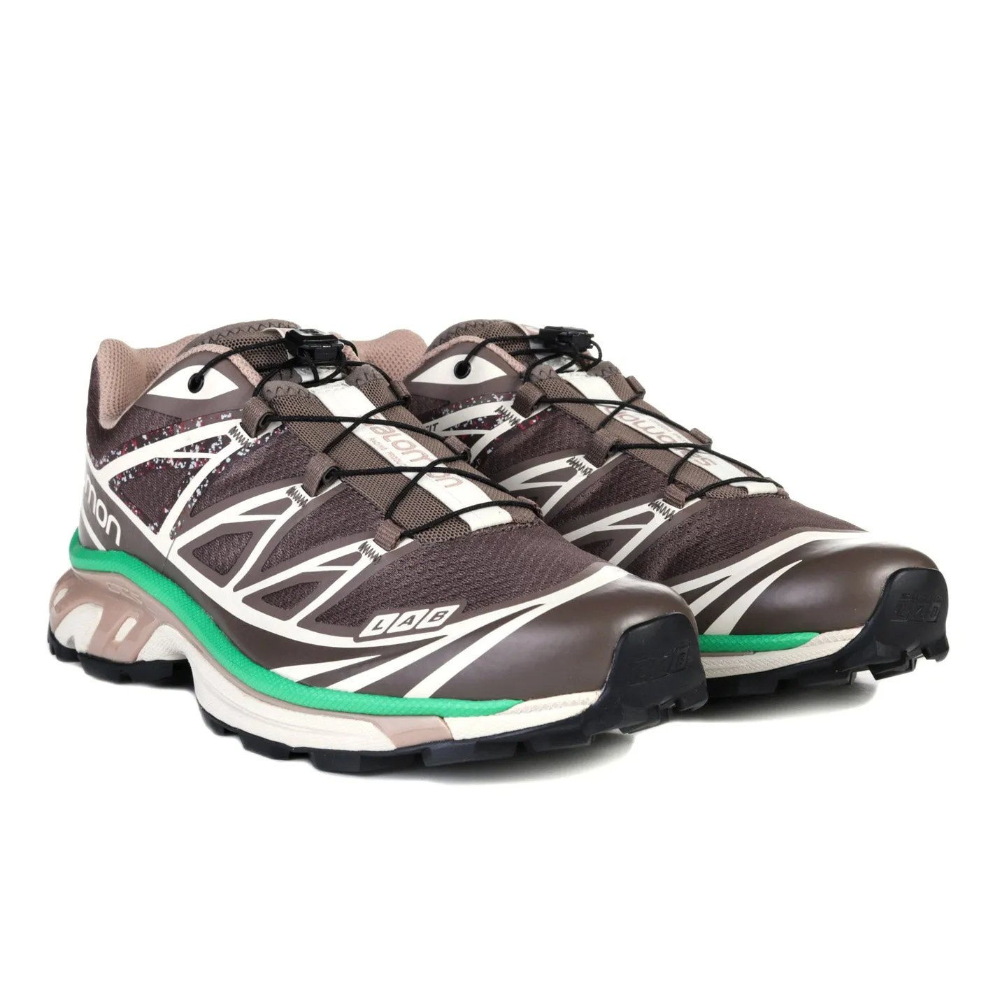 SALOMON XT-6 MINDFUL 2 FALCON / ALMOND MILK / BRIGHT GREEN