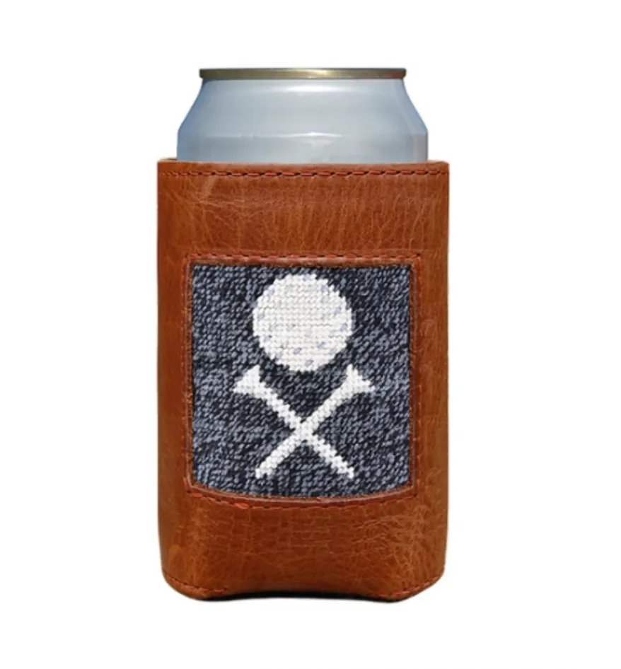 Scratch Golf Needlepoint Can Cooler