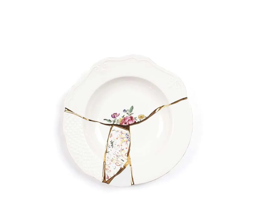 Seletti Kintsugi Soup plate