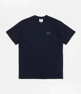 Skateboard Cafe JLH Embroidered Wayne T-Shirt - Navy