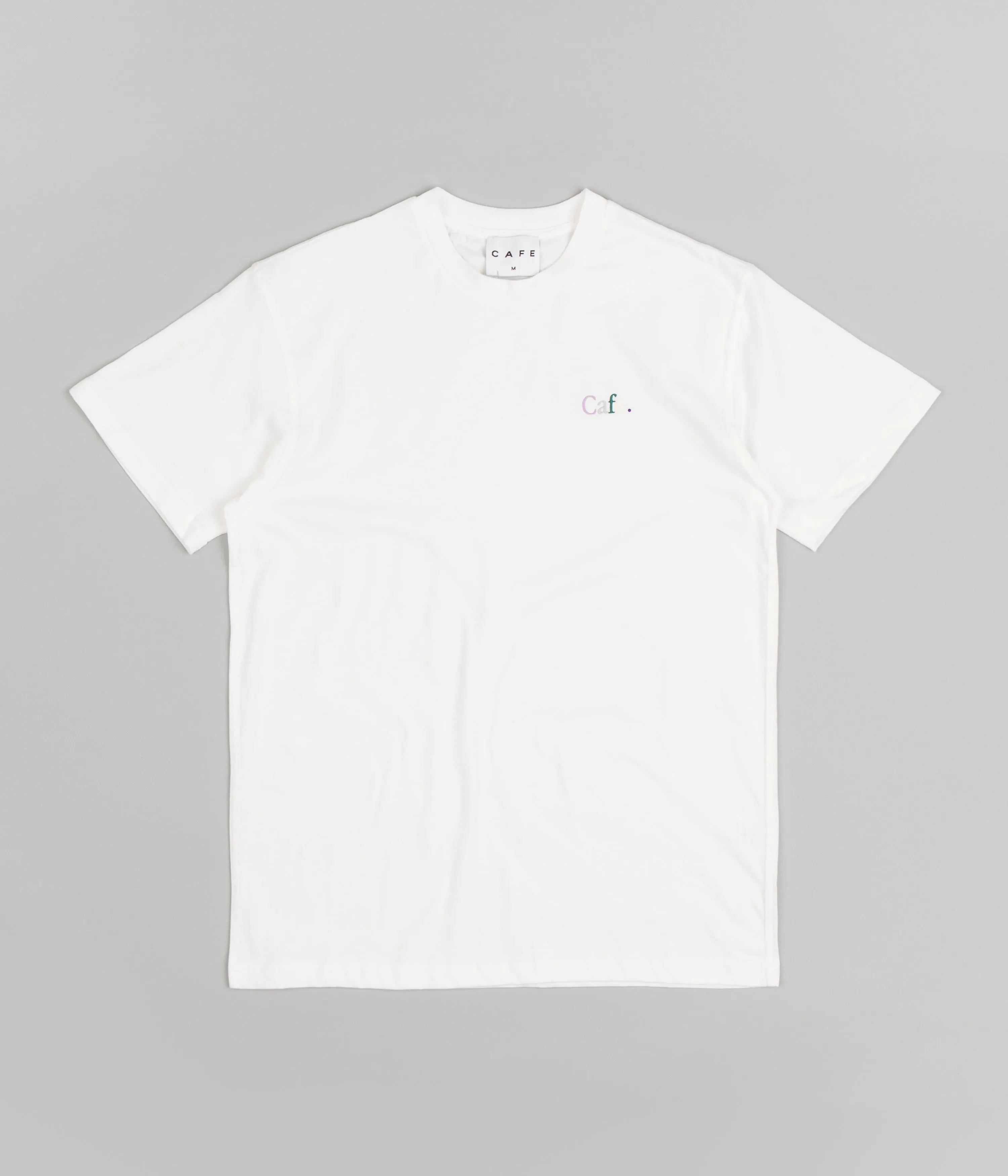 Skateboard Cafe JLH Embroidered Wayne T-Shirt - White