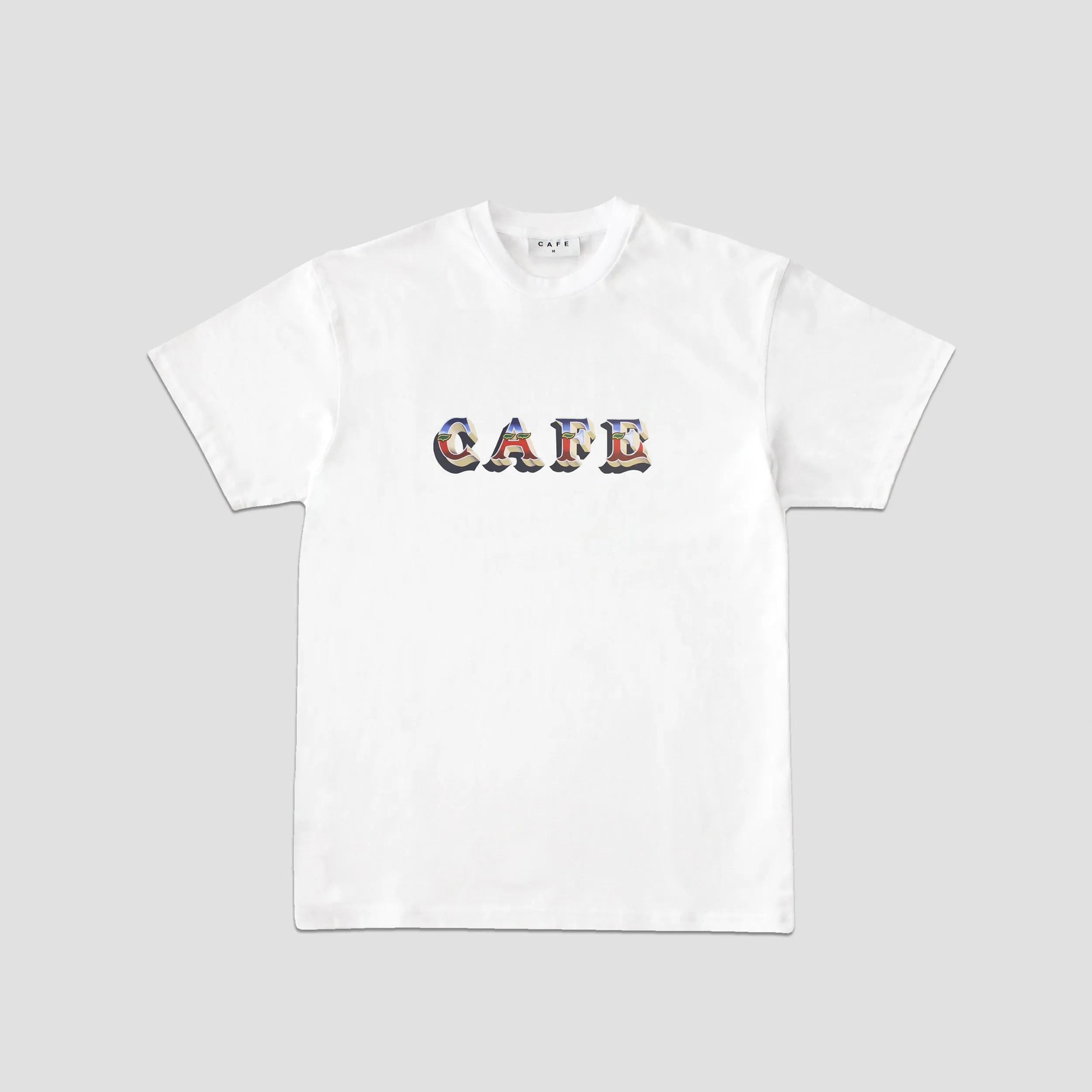 Skateboard Cafe "Mr Finbar" T-Shirt White