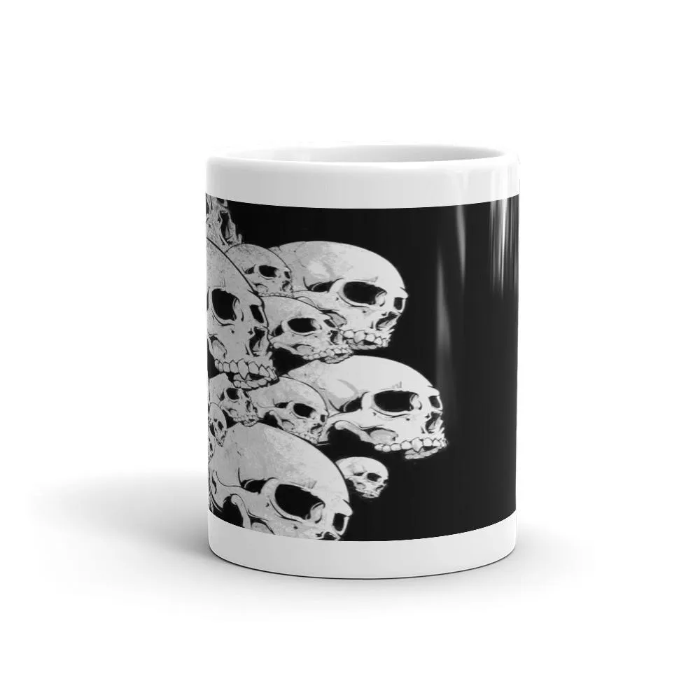 Skulls Black Mug