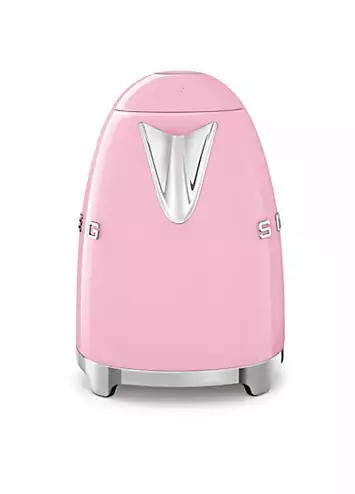 SMEG KLF03PKUK 50’s Style 1.7L Jug Kettle - Pastel Pink | Kaleidoscope