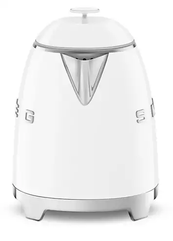 SMEG KLF05WHUK Retro 50’s Style 0.8L Mini Kettle - White | Kaleidoscope