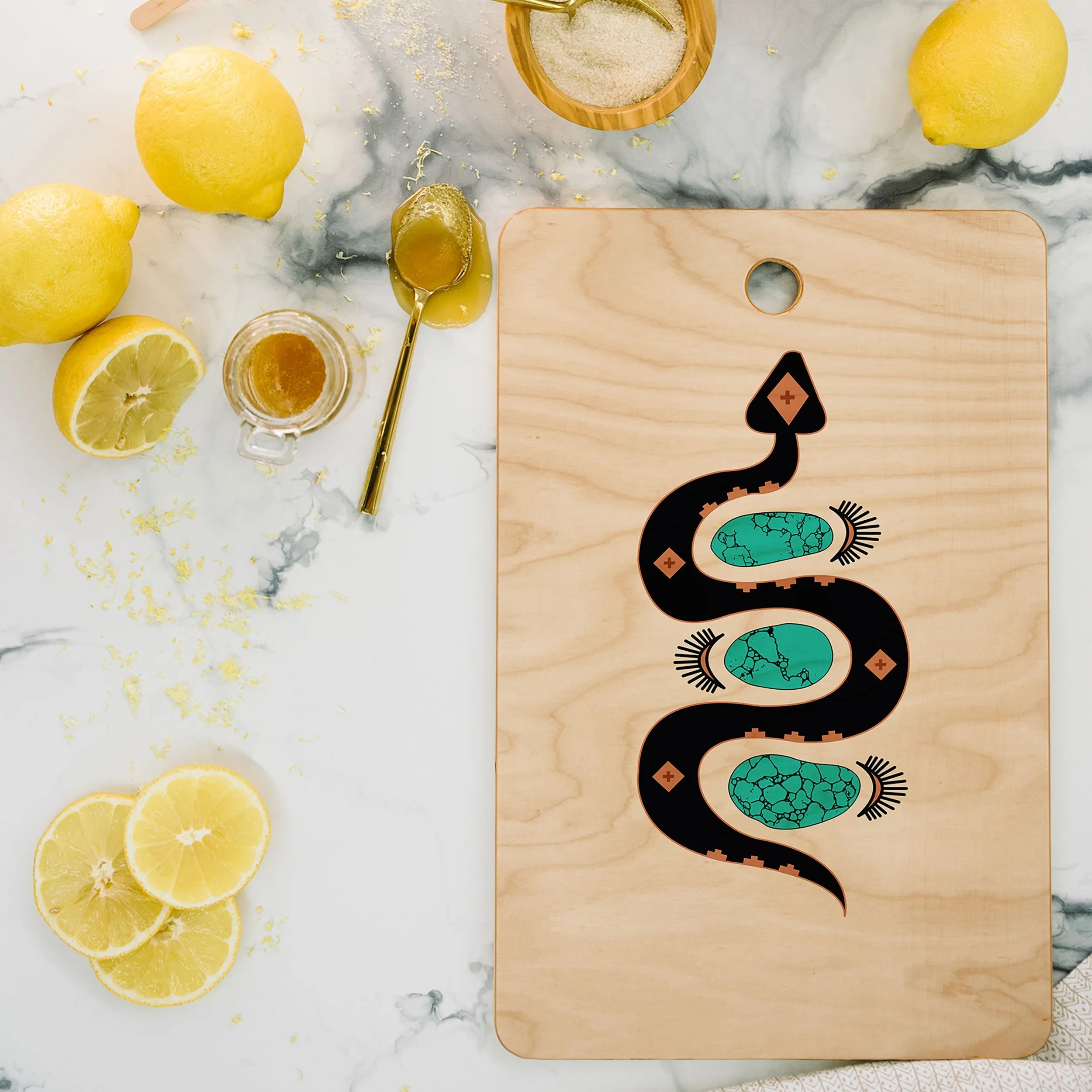 Southwestern Slither Cutting Board (DS) DD