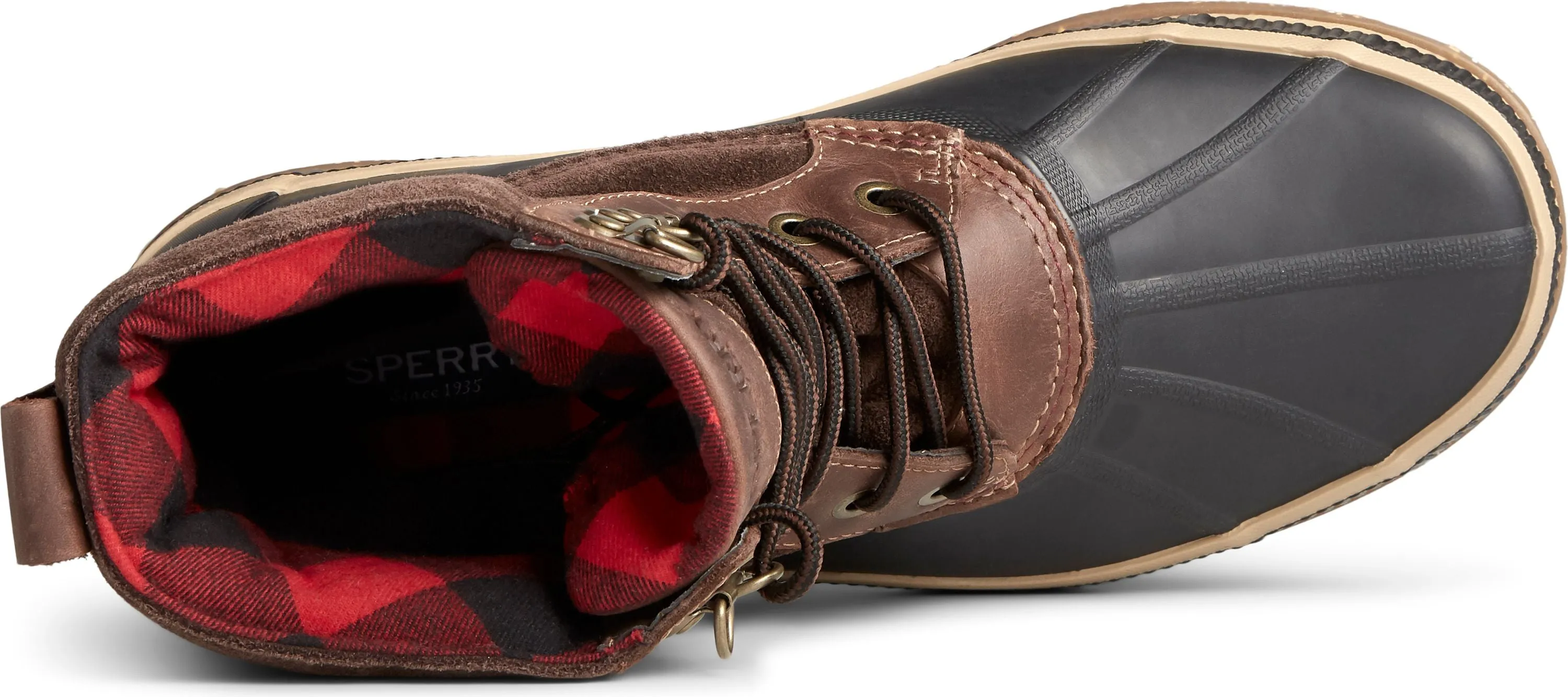 Sperry Ice Bay Boot Black & Tan