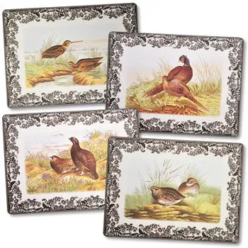 Spode Woodland Gamebird Rectangular Placemats (Set of 4)