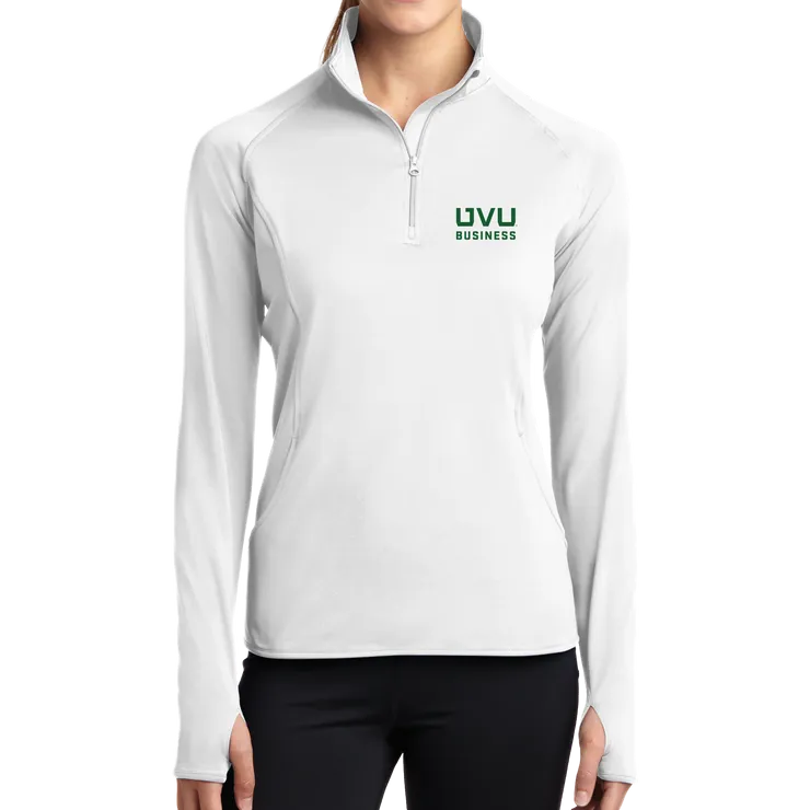 Sport-Tek Ladies Sport-Wick Stretch 1/2-Zip Pullover - UVU Business