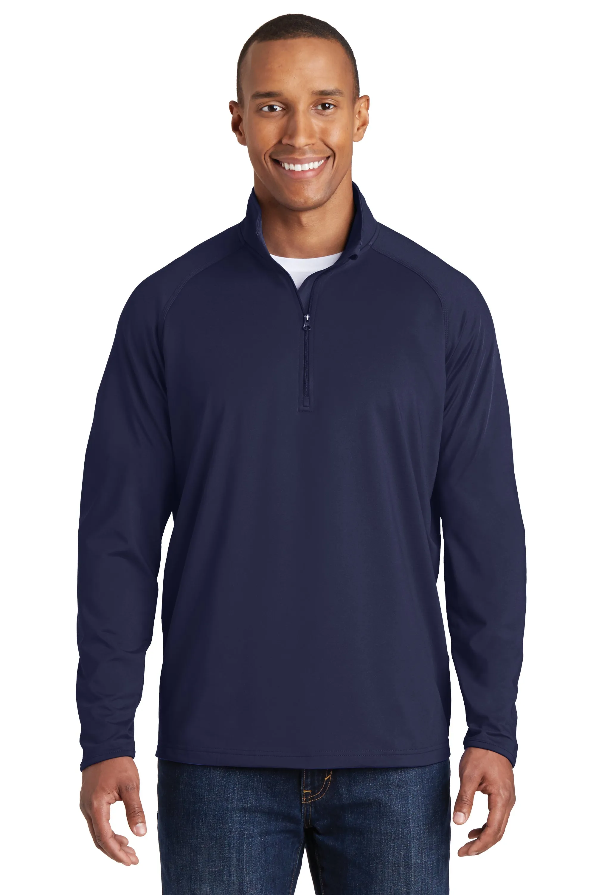 Sport-Tek Tall Sport-Wick Stretch 1/2-Zip Pullover