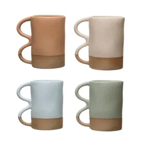 Stoneware Mug, Matte Speckled Finish, 4 Colors