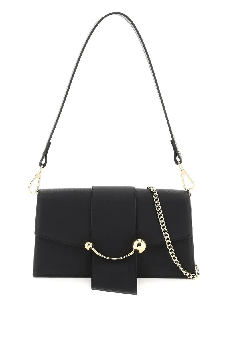 Strathberry    Strathberry 'Mini Crescent' Leather Bag