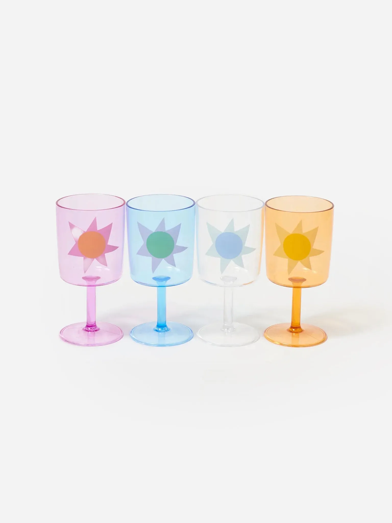     SUNNYLIFE  Poolside Wine Glass Set    