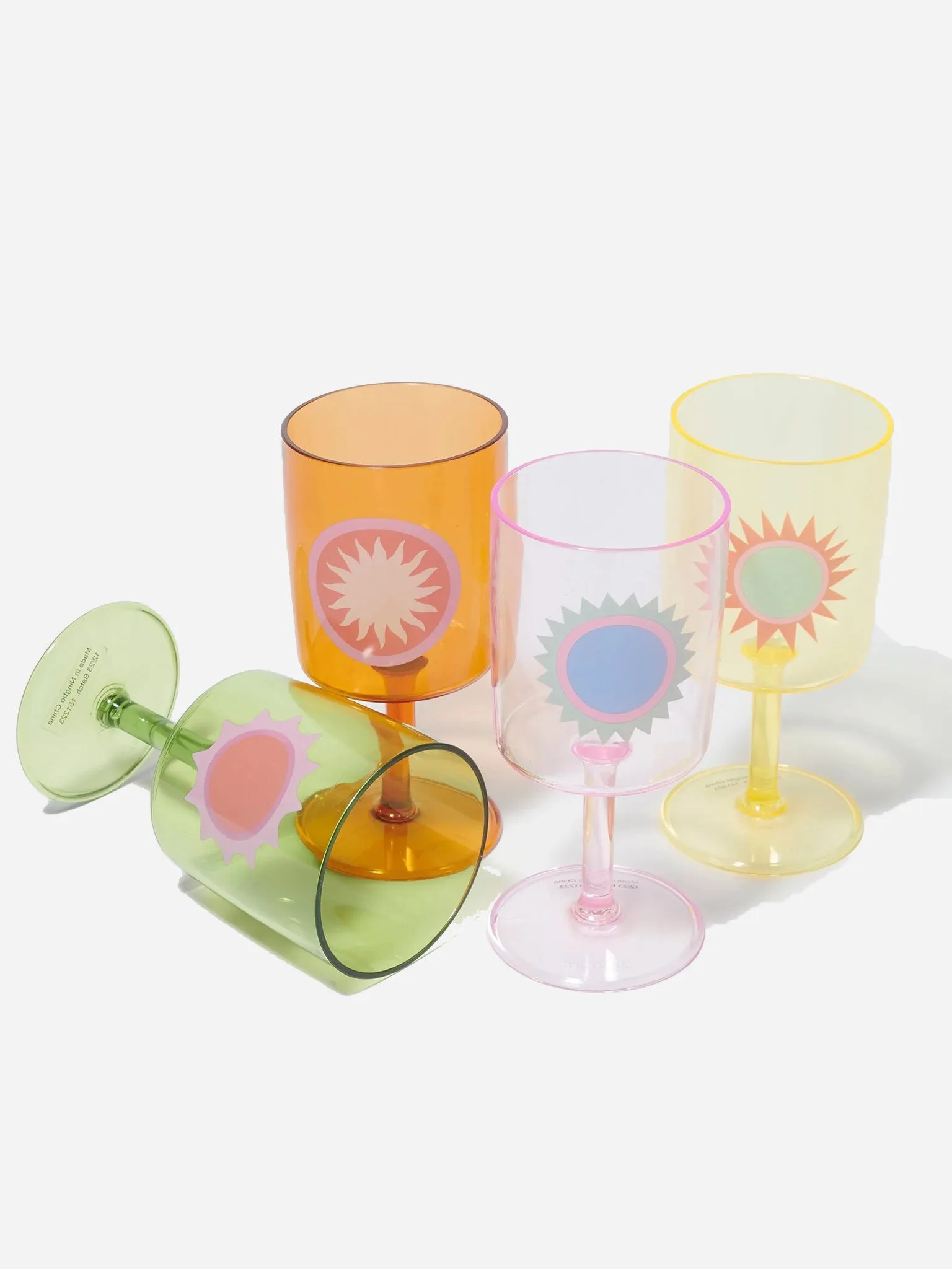     SUNNYLIFE  Rio Sun Poolside Wine Glass Set    