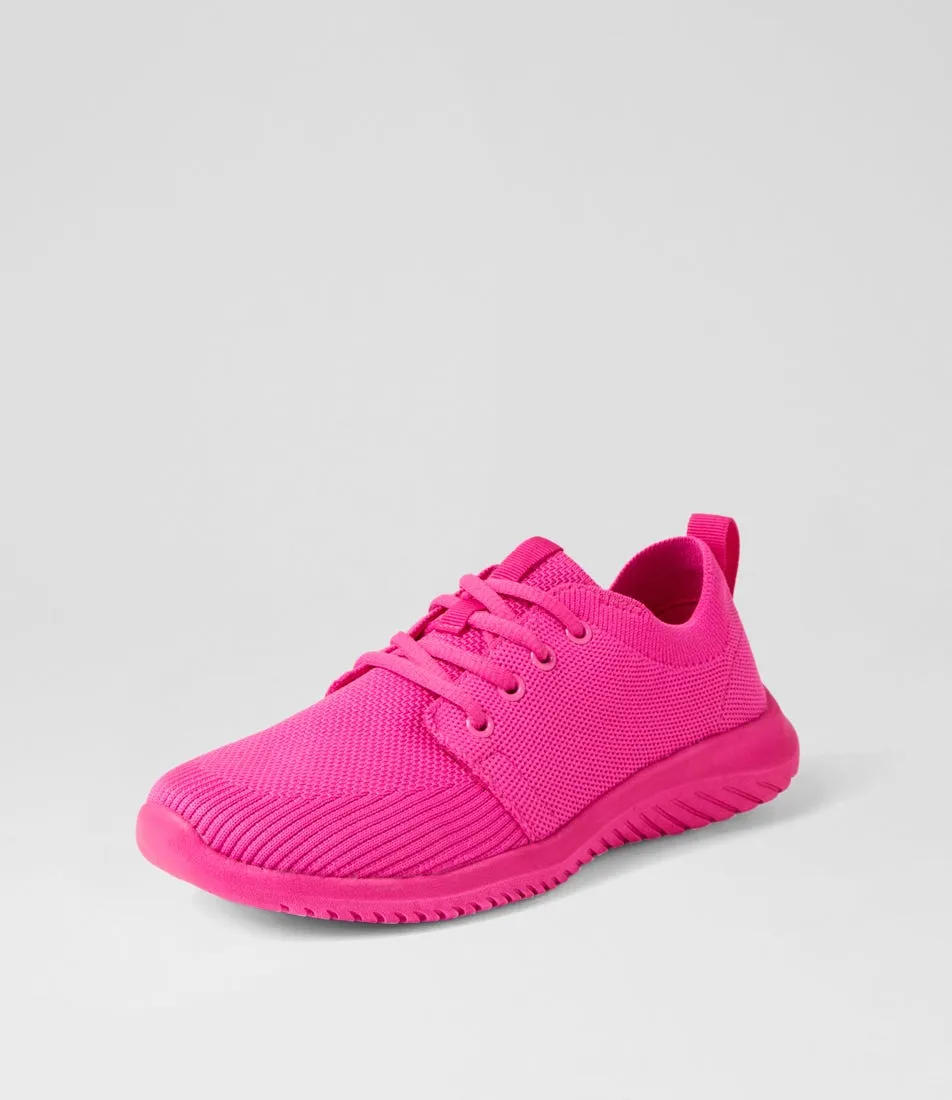 SUPERSOFT Assertive Fuchsia Knit Sneakers