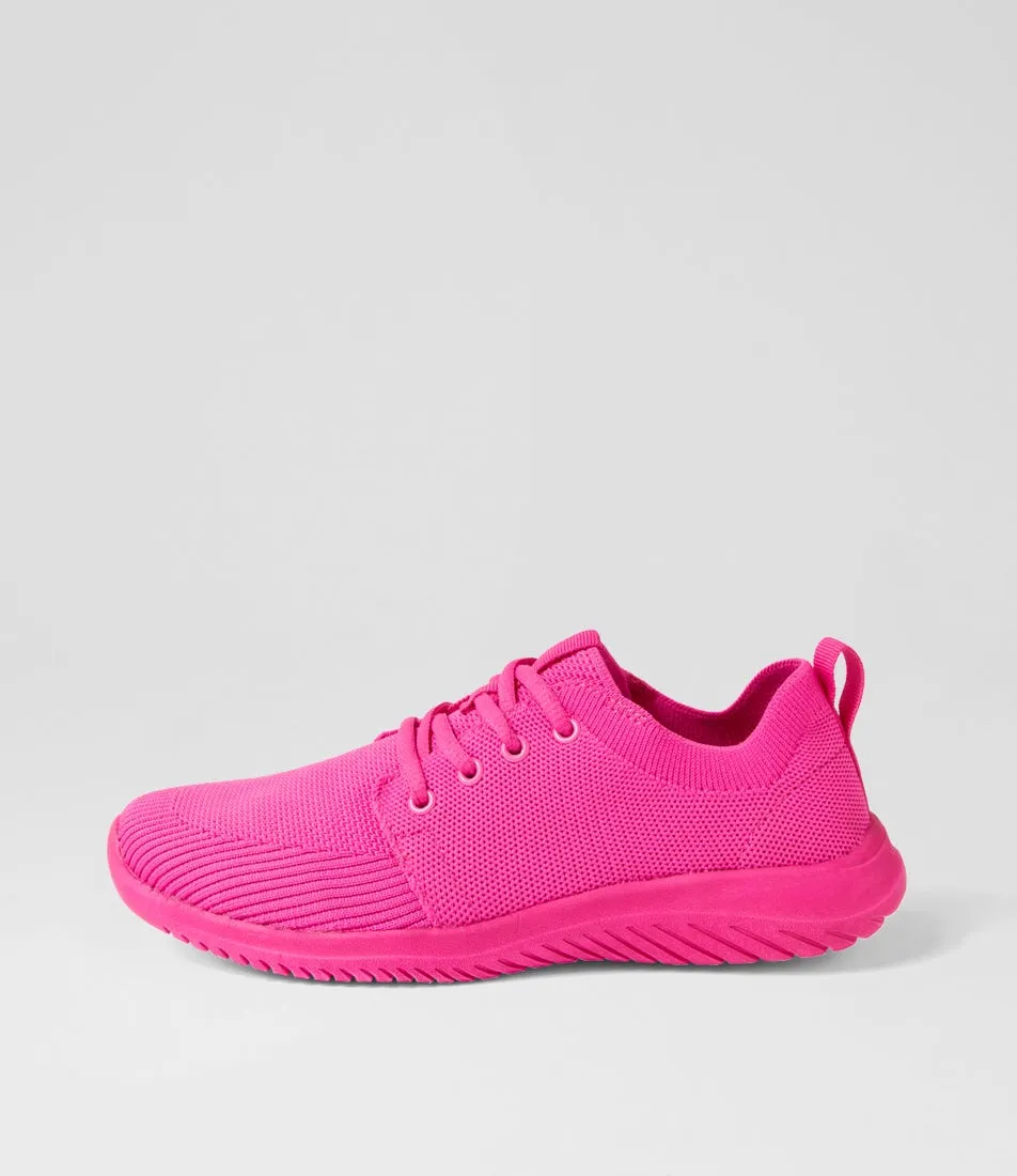 SUPERSOFT Assertive Fuchsia Knit Sneakers