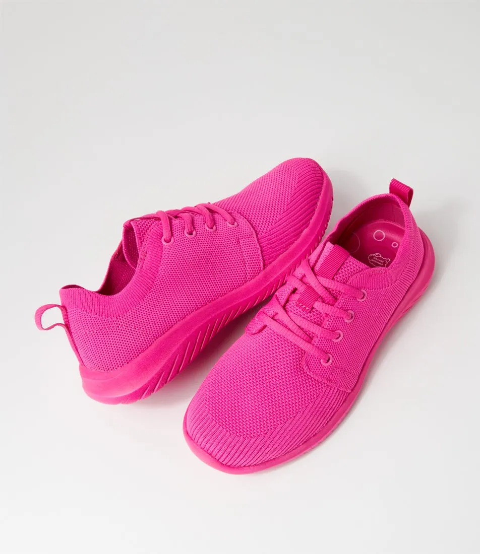 SUPERSOFT Assertive Fuchsia Knit Sneakers