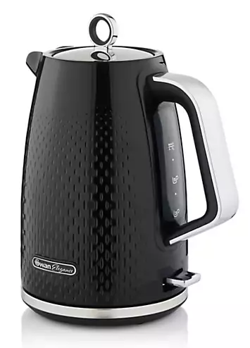 Swan SK14016BLK Elegance Cordless Kettle with Rapid Boil 1.7 Litres - Black | Kaleidoscope