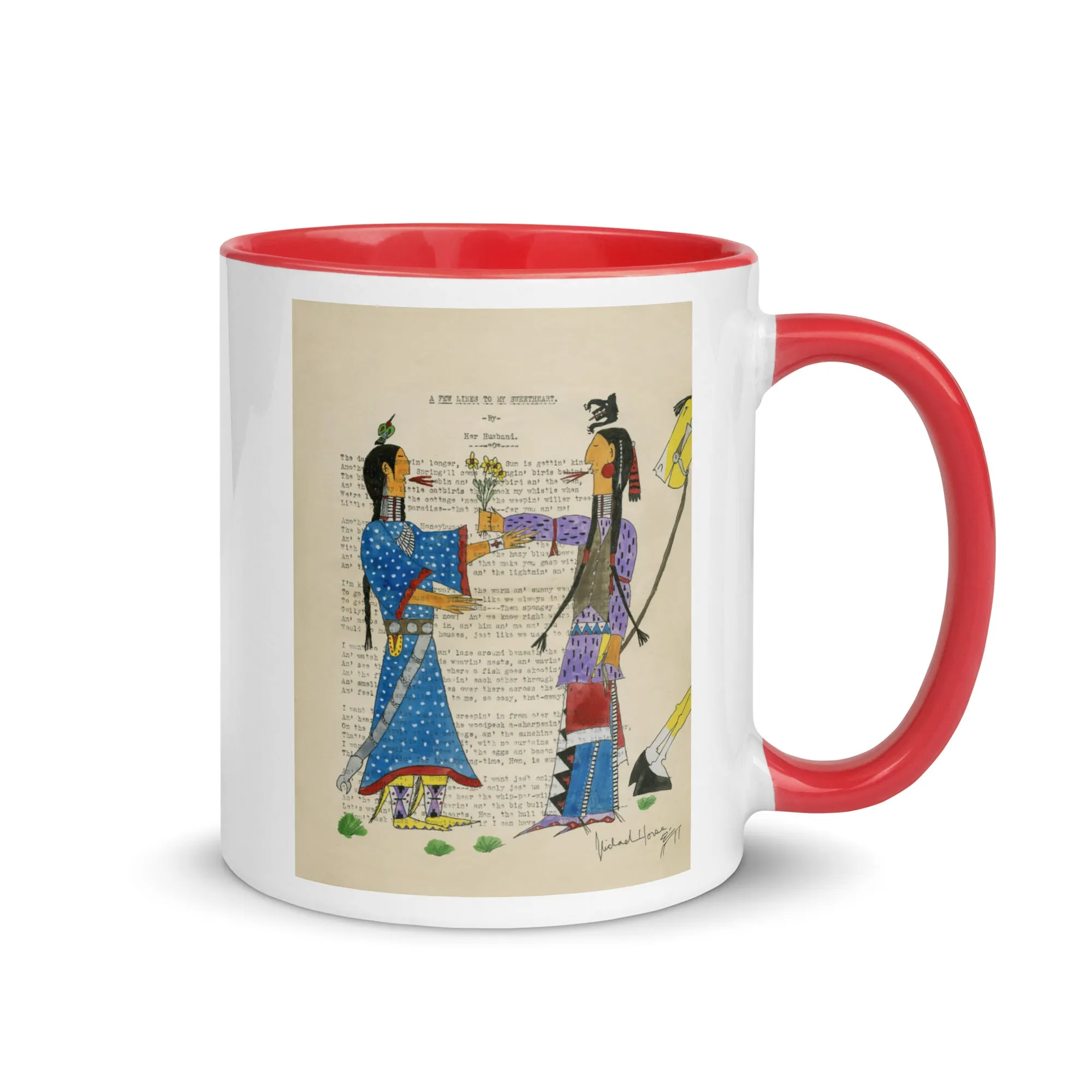 The Gift - Mug with Color Inside