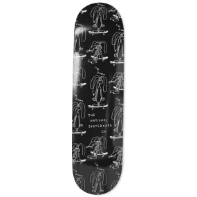 The National Skateboard Co. x Stefan Marx High Concave 8.25 Skateboard DeckI'm Down Black