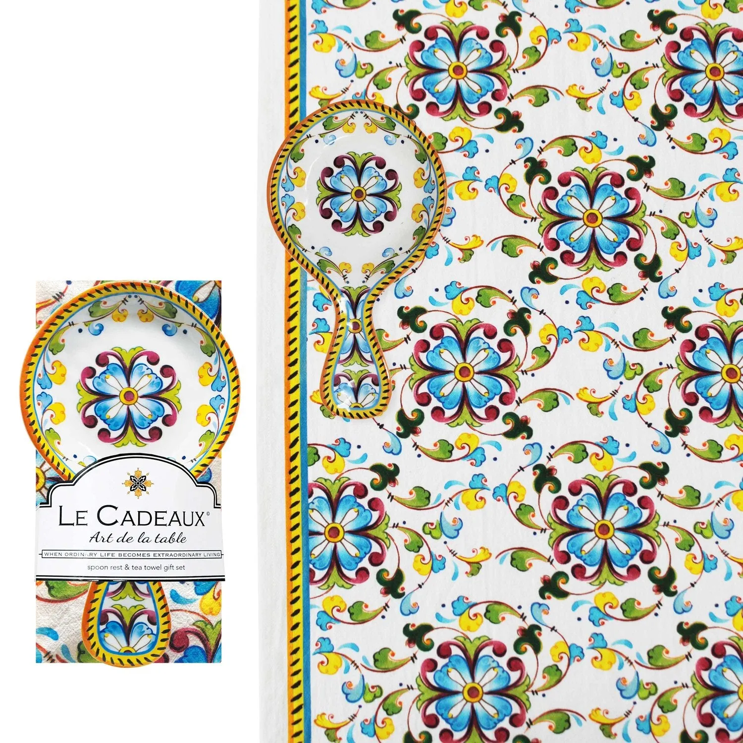 Toscana Spoon Rest with Tea Towel