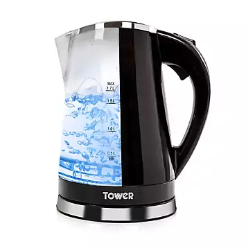 Tower LED Colour Changing Kettle T10012 - Black | Kaleidoscope