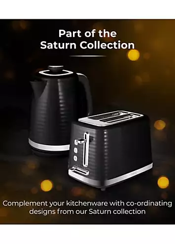 Tower Saturn 1.7L Kettle with Quick Boil 3000W T10077BLK - Black | Kaleidoscope