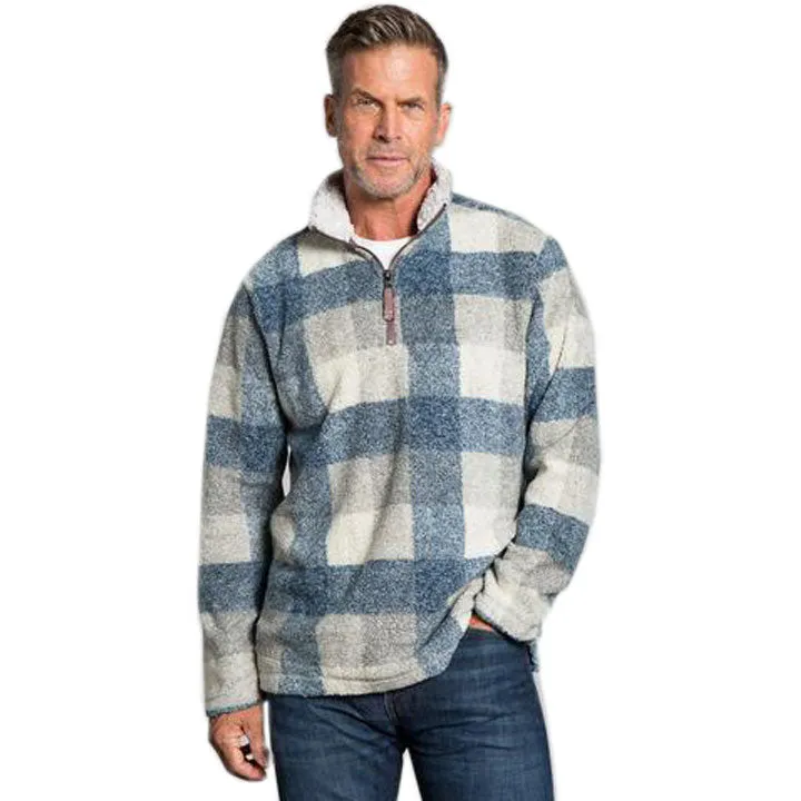 True Grit Melange Blanket 1/4 Zip Pullover