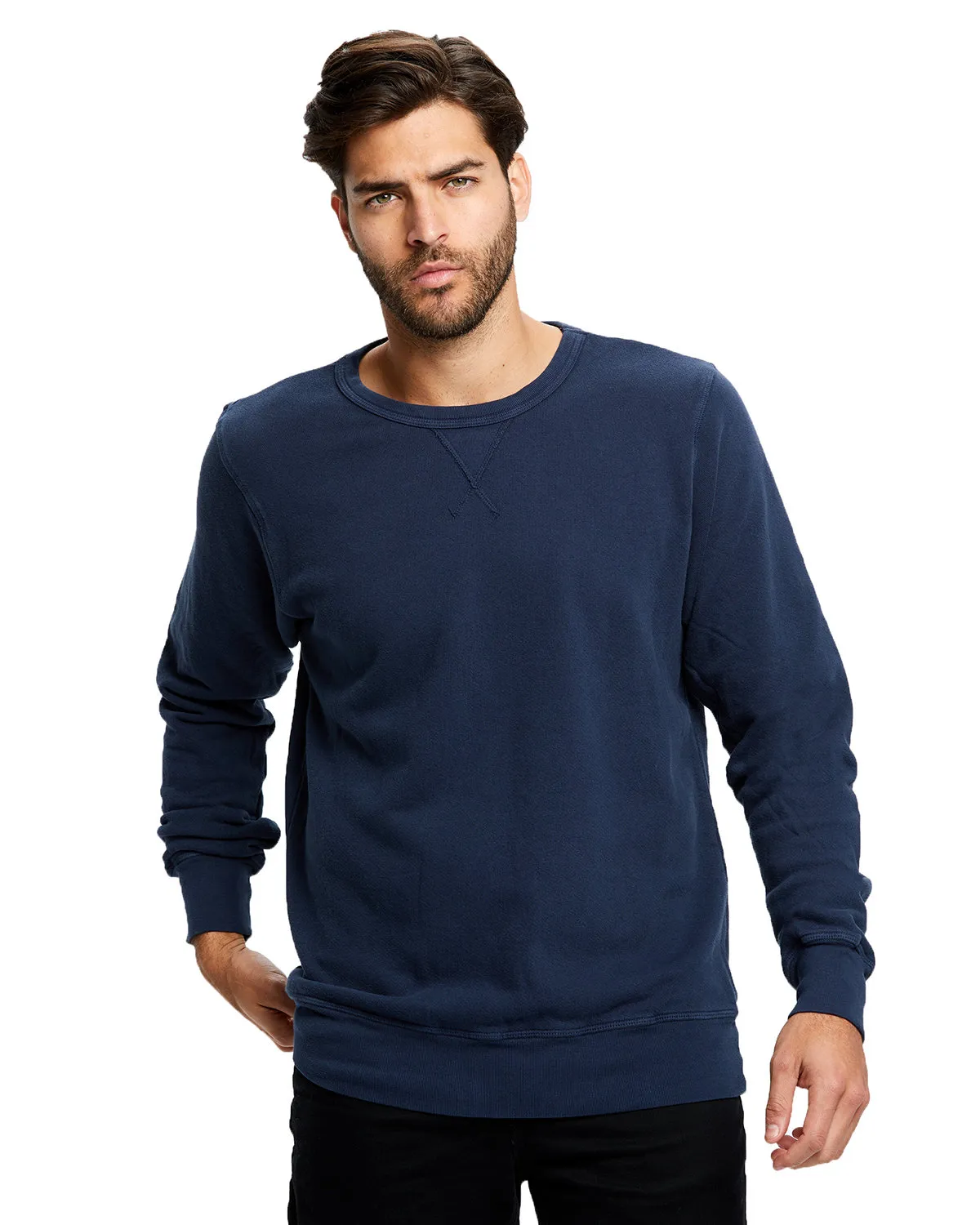 US Blanks / US8000-GD Men's L/S French Terry Pullover SKU: 0800US