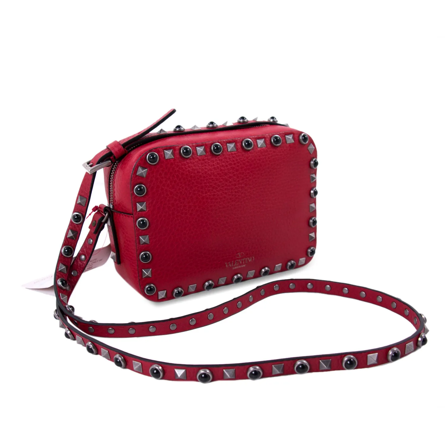 Valentino Rockstud Rolling Noir Cross Body Bag